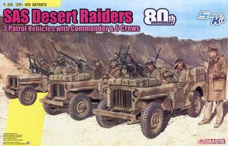 Model Kit military 6931 - SAS 4X4 Truck Unit w/Commander and Crews (SAS 80th Anniversary) (1:35) Model Kit military 6931 - SAS 4X4 Truck Unit w/Commander and Crews (SAS 80th Anniversary) (1:35)