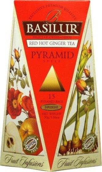 BASILUR Fruit Red Hot Ginger Pyramid 15x2g
