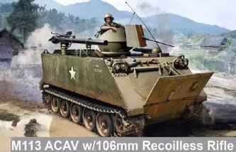 Model Kit military 3575 - M113  ACAV w/106mm RECOILLESS RIFLE (1:35) Model Kit military 3575 - M113  ACAV w/106mm RECOILLESS RIFLE (1:35)