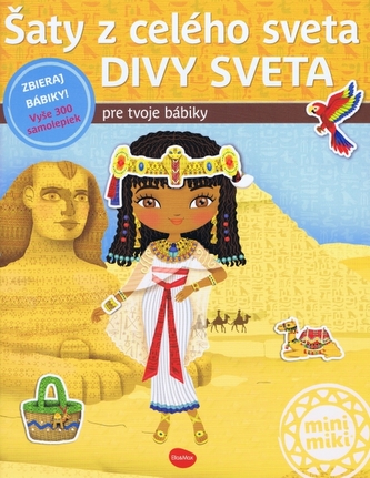 Šaty z celého sveta Divy Sveta - Kniha samolepiek
