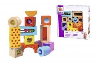 Klocki kolorowe z dźwiękiem 12el