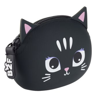 Miquelrius B2F - peněženka se zipem Puppies to go, kotě, černá