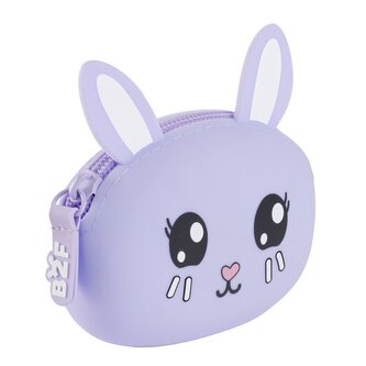 Miquelrius B2F - peněženka se zipem Puppies to go, králík, fialová