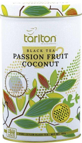 TARLTON Black Passion Fruit Coconut plech 100g TARLTON Black Passion Fruit Coconut plech 100g