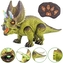 WOOPIE 53958 Zdalnie sterowany Dinozaur Triceratops
