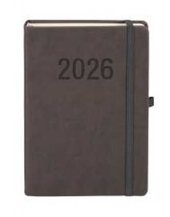 Kalendarz 2026 A5 Memofix DNS grafitowy Kalendarz 2026 A5 Memofix DNS grafitowy