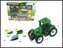 Traktor 16cm 3 przyczepy   akcesoria