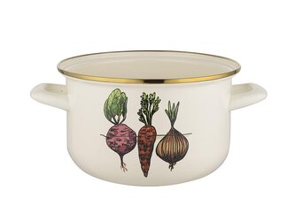 SMALTOVANÝ HRNEC WARZYWKA 18CM 3L