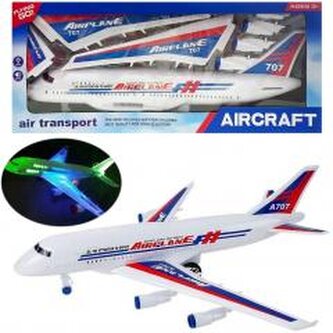 Samolot ze światłem