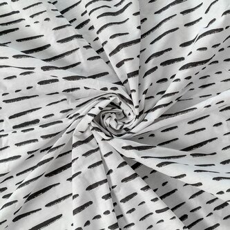 Bavlněné napínací prostěradlo 100x200cm čárky šedé