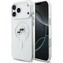 Karl Lagerfeld IML K&CH Heads Metal Frame MagSafe kryt iPhone 17 Pro Max čirý