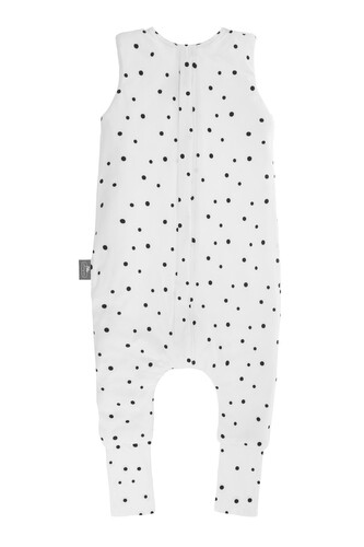 Celoroční spací pytel s nohavicemi Sleepee Černé tečky S