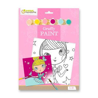 Kreativní sada Avenue Mandarine Graffy Paint - princezna