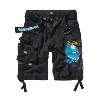 Kraťasy Brandit Iron Maiden Fear of the Dark - černé, XXL Kraťasy Brandit Iron Maiden Fear of the Dark - černé, XXL