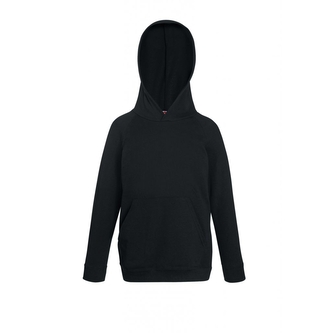 Mikina dětská Fruit of the Loom - černá, 140