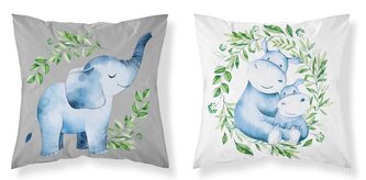 DETEXPOL Povlak na polštářek Slon šedá  Bavlna, 40/40 cm
