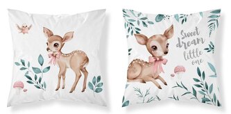 DETEXPOL Povlak na polštářek Srneček  Bavlna, 40/40 cm