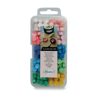 Pečetní vosk granulovaný - perleťové barvy Pečetní vosk granulovaný - perleťové barvy