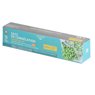 DOCHTMANN Sáčky na potraviny do mrazáku 3l, uzavíratelné 15ks