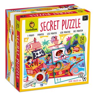 Ludattica  - Secret Puzzle s lupou, Piráti