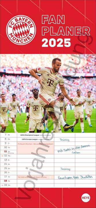 FC Bayern München Fanplaner 2026 FC Bayern München Fanplaner 2026