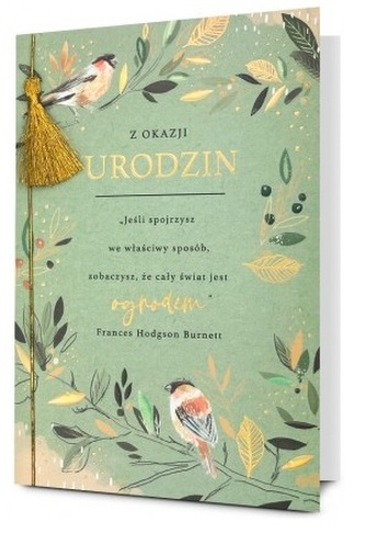 Karnet B6 HM-200 Urodziny ptaki HM-200-2975