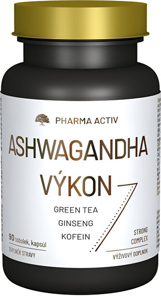 Pharma Activ Ashwagandha - výkon 90 tobolek Pharma Activ Ashwagandha - výkon 90 tobolek