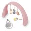 Nastavitelná hrazdička s hračkami a bílým šumem 2v1 Sleepee Pink