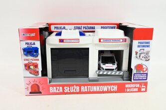 Baza z autami ambulans+mikrof 1003604A 19466