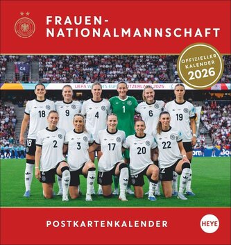 DFB Frauen Postkartenkalender 2026 DFB Frauen Postkartenkalender 2026