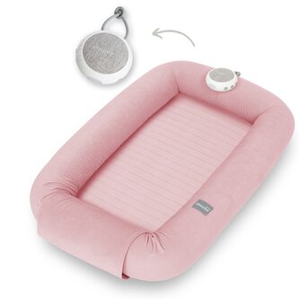 Multifunkční hnízdečko pro miminko s bílým šumem 3v1 Sleepee Pink