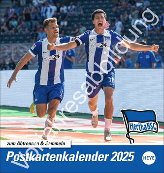Hertha BSC Postkartenkalender 2026 Hertha BSC Postkartenkalender 2026