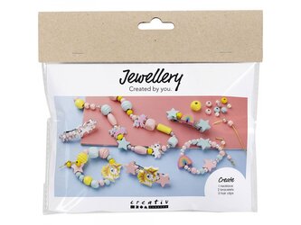 Kreativní sada Mini Craft Kit Jewellery Blue Pink