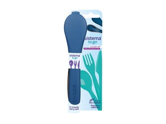 Sistema Sada příborů To Go Cutlery Set, modrá