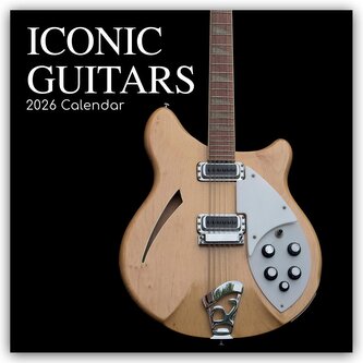 Iconic Guitars - Legendäre Gitarren 2026 - 16-Monatskalender