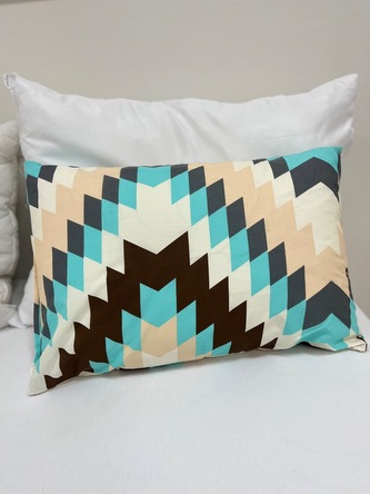 B.E.S. - Petrovice, s.r.o. Bavlněný potah na polštářek 50x70 - vzor Diagram