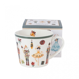 Porcelánový hrnek VÁNOČNÍ LOUSKÁČEK 600 ml v krabičce