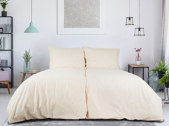 B.E.S. - Petrovice, s.r.o. Povlečení BAVLNA Jednobarevné uzavírání ZIP - Popelavá Rozměr: 200 x 220 + 2x 70 x 90