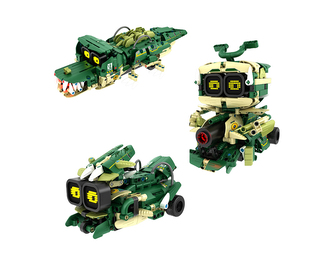 iM.Master Stavebnice robot krokodýl 3v1 RC na dálkové ovládání 34,3x14,5x8 cm iM.Master Stavebnice robot krokodýl 3v1 RC na dálkové ovládání 34,3x14,5x8 cm