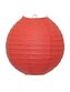 Lampion papírový 25 cm, červený