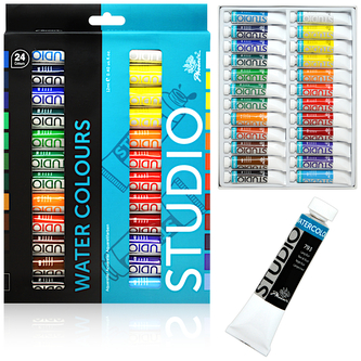 Farby akwarelowe 24-kol.12 ml, Phoenix