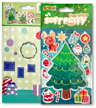 Naklejki Puffy Fun with Christmas Tree SWPX-2104 Kolori, Penmate Naklejki Puffy Fun with Christmas Tree SWPX-2104 Kolori, Penmate