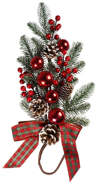 Stroik wiszący z kokardą w kratę, Arpex