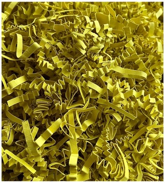 Wypełniacz papierowy do paczek żółty - ozdobny Kraft - 100g, Enpap