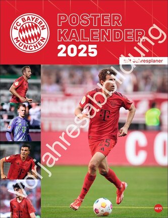 FC Bayern München Posterkalender 2026 FC Bayern München Posterkalender 2026