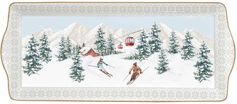 Porcelánový servírovací talíř Chalet