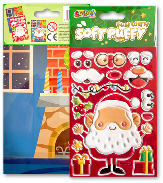 Naklejki Puffy un with Santa Claus SWPX-2101 Kolori, Penmate Naklejki Puffy un with Santa Claus SWPX-2101 Kolori, Penmate