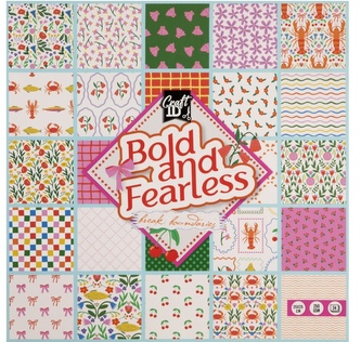 Designový papír 25x25 cm, 250 g/m2,24 listů  Bold and Fearless