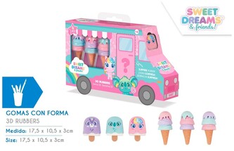 Gumki do ścierania 6 szt Sweet Dreams, Kids