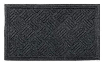 DuraHome Rohož guma & pp, Velvet, šedá, 45x75 cm